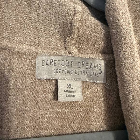Barefoot Dreams Cozy Chic Ultra Lite Cardigan in Taupe Sz XL - Picture 2 of 4